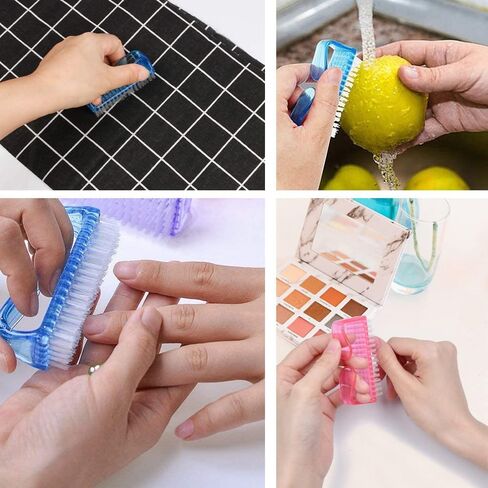 5 Pcs Handle Grip Nail Brush for Cleaning Fingernails, Nail Scrub Brush Fingernail Brush Nail Cleaning Brush with Soft Bristles for Toes and Nails Men Women (S) in Kuwait