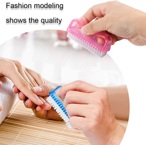 5 Pcs Handle Grip Nail Brush for Cleaning Fingernails, Nail Scrub Brush Fingernail Brush Nail Cleaning Brush with Soft Bristles for Toes and Nails Men Women (S) in Kuwait