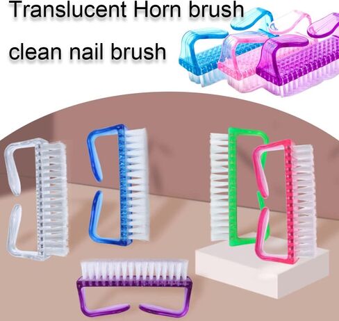 5 Pcs Handle Grip Nail Brush for Cleaning Fingernails, Nail Scrub Brush Fingernail Brush Nail Cleaning Brush with Soft Bristles for Toes and Nails Men Women (S) in Kuwait