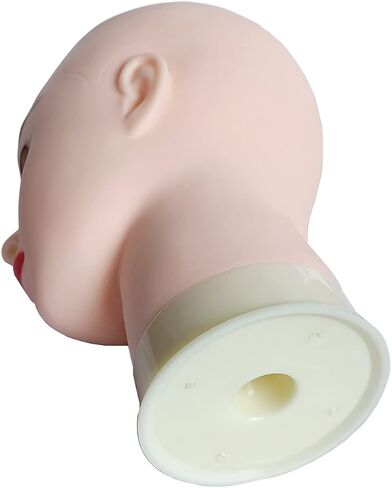 Bald Mannequin Head, Female Head for Wig Making and Display Professional Cosmetology Model Head Brown Skin (D-Brown-21inch) in Saudi Arabia