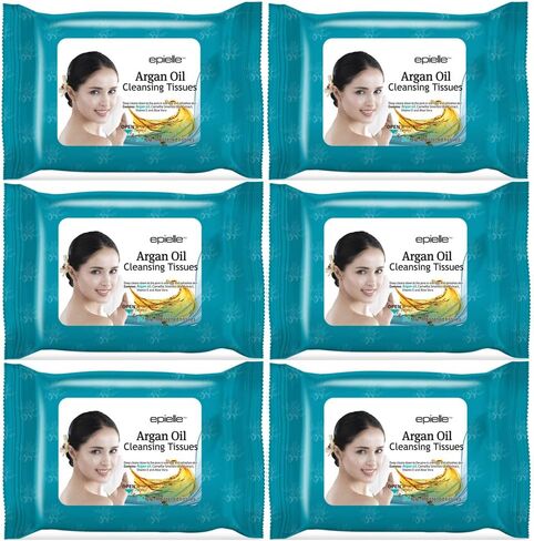 Epielle Aloe Vera Makeup Remover Cleansing Wipes | 60 Count, 2-Pack | Gentle Towelettes for All Skin Types | Ideal for Beauty Gifts, Spa Days & Gift Sets | Korean Skincare in Saudi Arabia