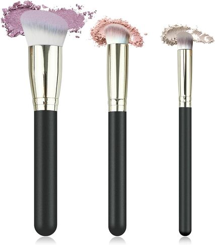 3 قطع من فرش كريم الأساس لإخفاء عيوب البشرة تحت العين والأنف لمزج الكريم السائل والبودرة والتلميع والتنقيط in Kuwait