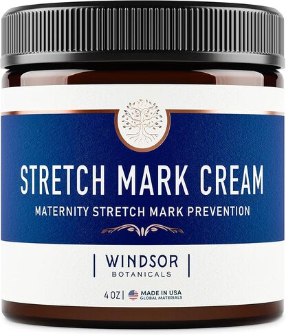 كريم الوقاية من علامات تمدد الجلد - كريم مرطب لازالة علامات تمدد البطن غني بالكاكاو عالي الفعالية والصبار وزبدة الشيا - لا يسبب الحساسية ومغذي للعناية بالبشرة - 4 اونصة in Kuwait