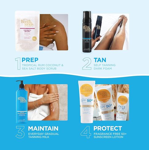 Bondi Sands Coconut & Sea Salt Body Scrub | Oil-Free Formula Gently Exfoliates and Removes Impurities with Coconut Husk & Walnut Shell in Kuwait