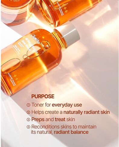 JUMISO All Day Vitamin Glow Boost Facial Toner, Vitamin Daily Toner, Vitamin B,C Toner, Skin Brightening Hydrating, Glowing Toner, Naturally Radiant&Plump Skin, EO&Fragrance Free, 125ml 4.22 FL.OZ in Saudi Arabia