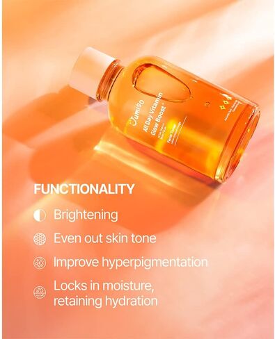 JUMISO All Day Vitamin Glow Boost Facial Toner, Vitamin Daily Toner, Vitamin B,C Toner, Skin Brightening Hydrating, Glowing Toner, Naturally Radiant&Plump Skin, EO&Fragrance Free, 125ml 4.22 FL.OZ in Saudi Arabia