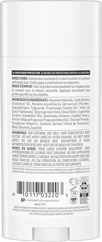 مزيل العرق الطبيعي الخالي من الألومنيوم للنساء والرجال، هير + ناو للبشرة الحساسة مع حماية من الروائح لمدة 24 ساعة، حمضية، 92 جم، (عبوة من قطعة واحدة) in Kuwait