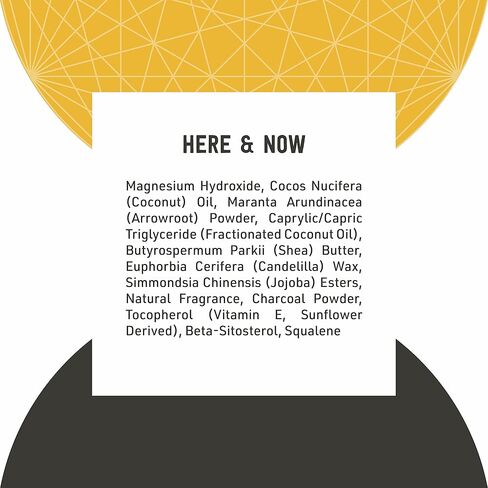 مزيل العرق الطبيعي الخالي من الألومنيوم للنساء والرجال، هير + ناو للبشرة الحساسة مع حماية من الروائح لمدة 24 ساعة، حمضية، 92 جم، (عبوة من قطعة واحدة) in Kuwait