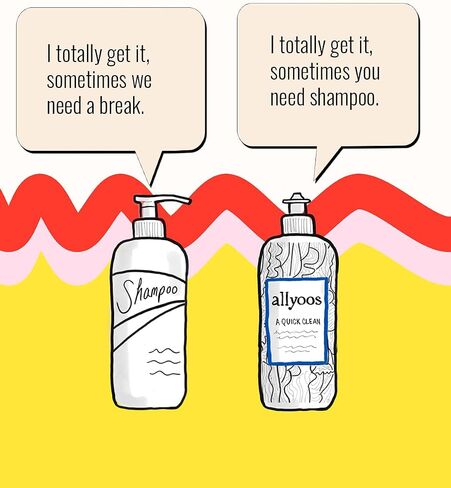 allyoos - Natural A Quick Clean Scalp + Root Rinse | Plant-Based, Cruelty-Free, Clean Haircare (9 fl oz | 266 mL) in Saudi Arabia