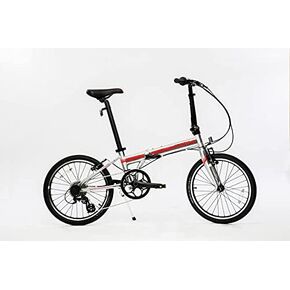 ZiZZO Liberte 23 lb Lightweight Aluminum Alloy 20-Inch 8-Speed Folding Bicycle with Quick Release Wheels in Kuwait