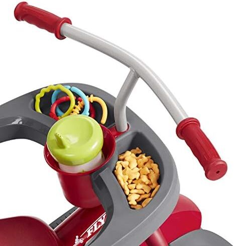Radio Flyer Ultimate All-Terrain Stroll 'N Trike, Kids and Toddler Tricycle, Red Toddler Bike, For Ages 9 Months - 5 Years, Air Tire in Saudi Arabia