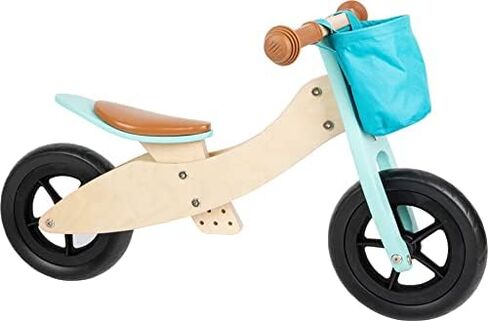 لعبة 11609 Trike Maxi 2 في 1 Türkis aus Holz، DREI Laufrad, verstellbarer Sitz und gummierte Reifen Toys, تركواز in Kuwait