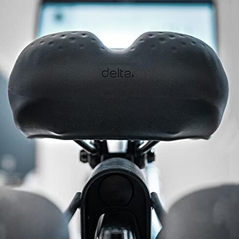 Delta Cycle & Home hexAir Peloton Seat Cushion - Instant Response, Pressure Reducing hexAir Grid Technology - Not Padded Gel - Bicycle Seat Cushion for Road, Mountain, and All Indoor Exercise Bikes in Saudi Arabia