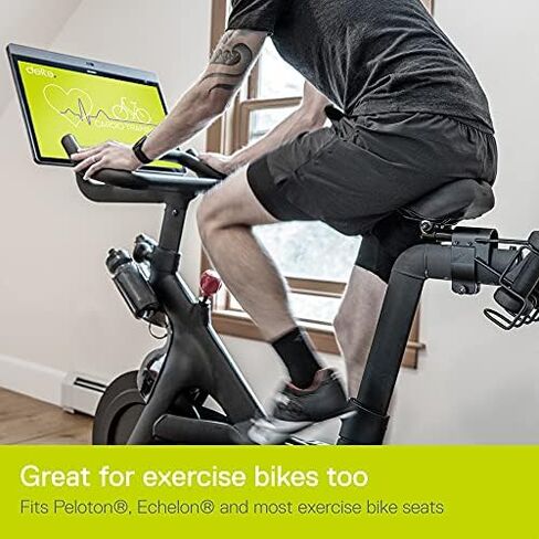Delta Cycle & Home hexAir Peloton Seat Cushion - Instant Response, Pressure Reducing hexAir Grid Technology - Not Padded Gel - Bicycle Seat Cushion for Road, Mountain, and All Indoor Exercise Bikes in Saudi Arabia