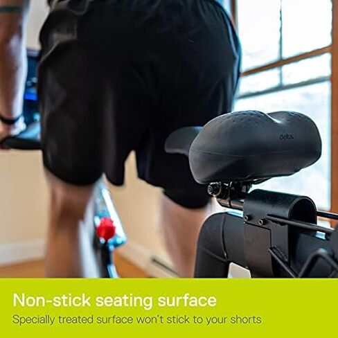 Delta Cycle & Home hexAir Peloton Seat Cushion - Instant Response, Pressure Reducing hexAir Grid Technology - Not Padded Gel - Bicycle Seat Cushion for Road, Mountain, and All Indoor Exercise Bikes in Saudi Arabia