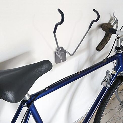 Bike Wall Mount - EVA Foam Padded Bicycle Hooks with 50lb Capacity - Flip-Up Garage Bicycle Rack for Mountain, Road, and Kids Bikes by Rad Sportz in Saudi Arabia