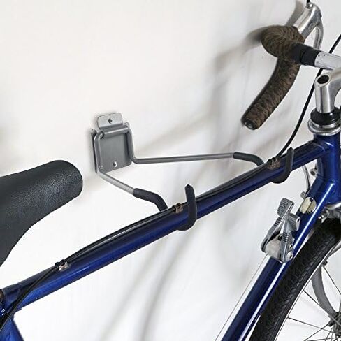 Bike Wall Mount - EVA Foam Padded Bicycle Hooks with 50lb Capacity - Flip-Up Garage Bicycle Rack for Mountain, Road, and Kids Bikes by Rad Sportz in Saudi Arabia