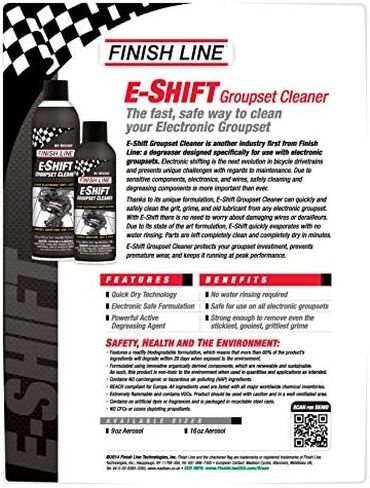 Finish Line E-Shift Electronic Groupset Cleaner Aerosol in Kuwait