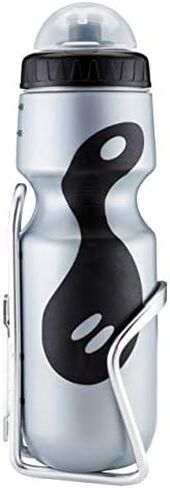 Schwinn Bike Bottle Holder with Water Bottle, BPA Free Squeeze Sport Bottle and Durable Cage, Easy to Mount Cycling Acessory in Saudi Arabia
