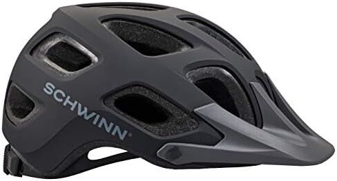 Schwinn Excursion Adult Bike Helmet, Mountain Style Hard Shell, 17 Vents, Removable Weather Visor, Adjustable Dial-Fit in Saudi Arabia
