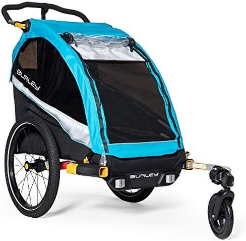 Burley D'Lite X, 1 and 2 Seat Kid Bike Trailer & Stroller with Seat Recline and Suspension in Saudi Arabia