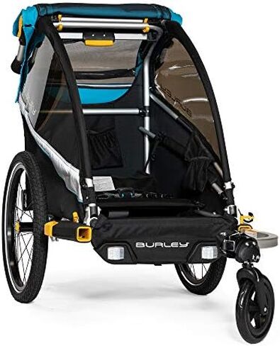 Burley D'Lite X, 1 and 2 Seat Kid Bike Trailer & Stroller with Seat Recline and Suspension in Saudi Arabia