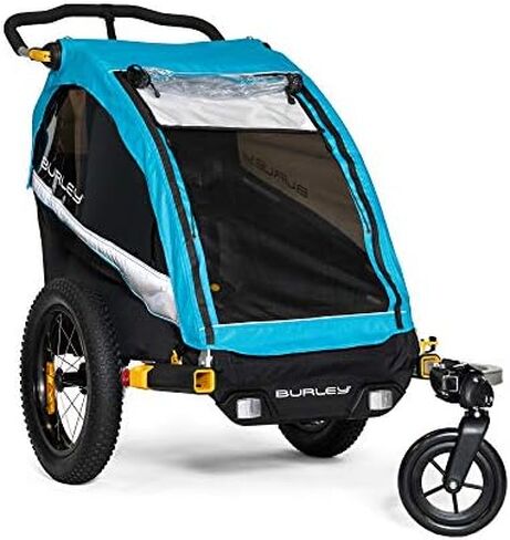 Burley D'Lite X, 1 and 2 Seat Kid Bike Trailer & Stroller with Seat Recline and Suspension in Saudi Arabia