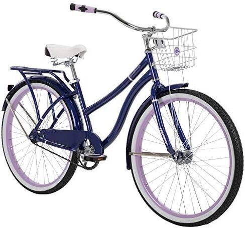 Huffy Woodhaven Cruiser Bike, Men's or Women's, 24" or 26",With Basket & Rear Rack in Saudi Arabia