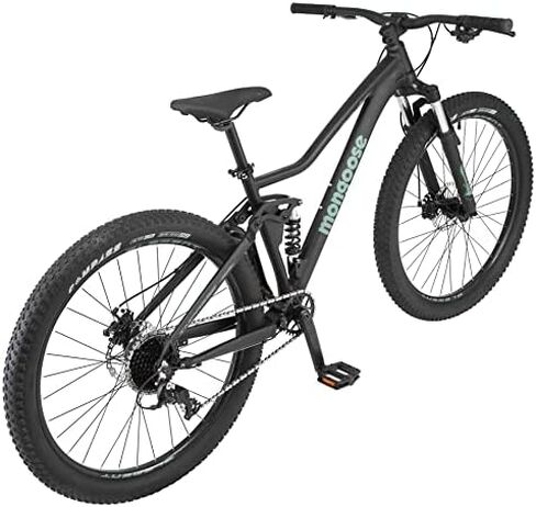 Mongoose Impasse Adult Mountain Bike, Aluminum Frame, Twist Shifters, 21- Speed Rear Deraileur, Front and Rear Disc Brakes in Saudi Arabia