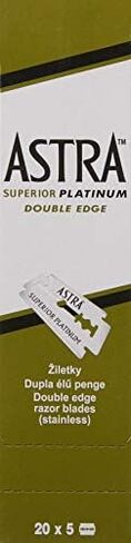Astra Platinum Double Edge Safety Razor Blades ,100 Count (Pack of 1) in Saudi Arabia