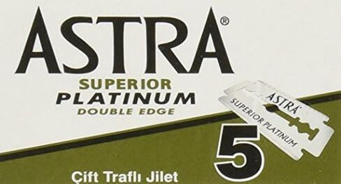 Astra Platinum Double Edge Safety Razor Blades ,100 Count (Pack of 1) in Saudi Arabia