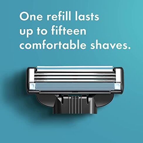 Gillette Mach3 Razors for Men, 1 Gillette Razor, 4 Razor Blade Refills in Saudi Arabia