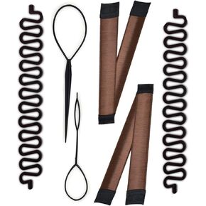 French Braiding Tool Magic Hair Braided Tool Women Fashion Hair Styling Clip DIY French Hair Braiding Tool Hairstyle Braid Tool Twist Plait Hair Braiding Tool Bun and Pony Tail Hair Accessories