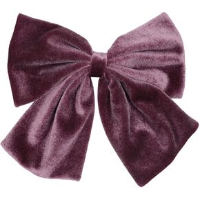 6.5 Inch Large Velvet Hair Bows Clip Big Hair Bow Alligator Clip Hair Barrettes Hair Accessories for Women Girls Kids Teens (Bean Paste)
