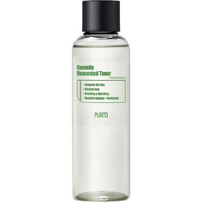 PURITO Centella Unscented Toner 6.76fl.oz/200ml, Witch Hazel-Free Alcohol-Free Facial Toner with 10% Centella Extract, Hydrating face Toner,pH5.5 Toner in Saudi Arabia