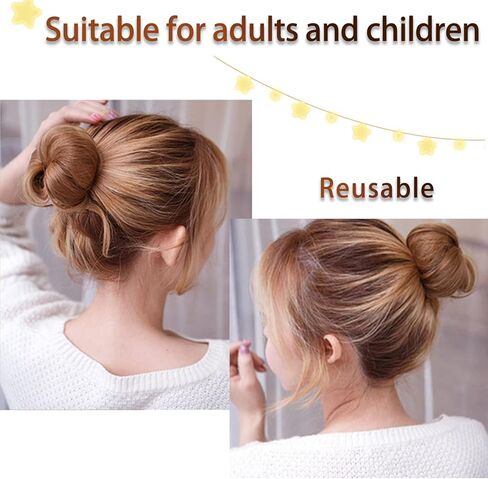 صانع كعكة الشعر، كعكة جورب إسفنجية إسفنجية، كعكة شعر لهيراغامي، كعكة جورب فرنسية ملتوية للأطفال والنساء، أداة شعر كعكة الشعر وإكسسوارات تشكيل التاج in Kuwait