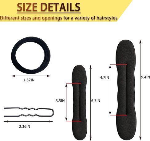 صانع كعكة الشعر، كعكة جورب إسفنجية إسفنجية، كعكة شعر لهيراغامي، كعكة جورب فرنسية ملتوية للأطفال والنساء، أداة شعر كعكة الشعر وإكسسوارات تشكيل التاج in Kuwait