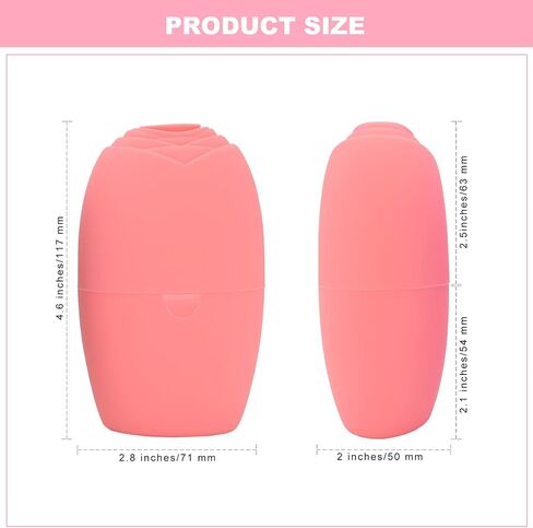 Ice Face Roller, Brighten Skin, Reusable Ice Mold for Face, Ice for Face to Tighten Skin, Silicone Ice Holder for Face, Icing Skincare Gift for Women (Black) in Saudi Arabia