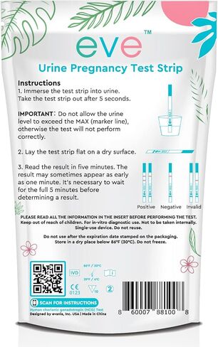 شرائط اختبار الحمل eve، نتيجة دقة تزيد عن 99%، الكشف المبكر، 10 قطع in Kuwait