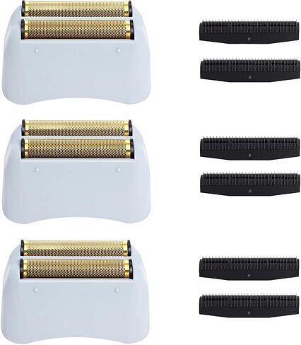2 Pack Pro Shaver Replacement Foil and Cutters Compatible with Andis 17150(TS-1)/17155/17200 Shaver for ProFoil & Lithium Shaver, Golden in Saudi Arabia