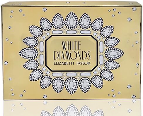 White Diamonds by Elizabeth Taylor for Women - 3 pc Gift Set 3.3oz EDT Spray, 3.3oz body lotion, 3.3oz body wash in Saudi Arabia