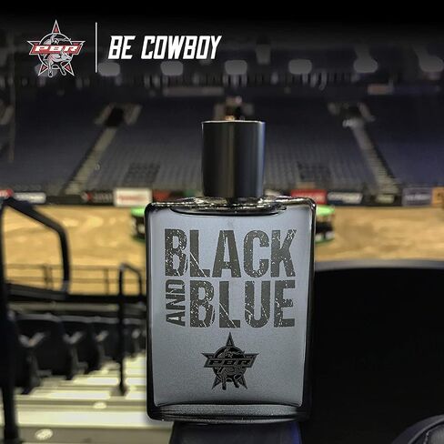 PBR Black and Blue Men's Cologne by Tru Western - Offical Fragrance Partner of the PBR - Crisp, Fresh, and Masculine Scent - 3.4 fl oz | 100 ml in Saudi Arabia