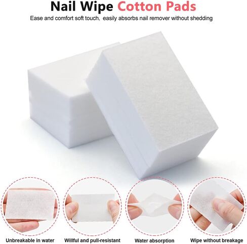 Yagoyan Gel Nail Polish Remover Kit, with Polish Remover Nail Clips, Pump Dispenser, Lint Free Nail Wipes, Cuticle Pusher, Nail Files and Buffers, Nail Brush, Professional Acrylic Nail Remover Kit in Saudi Arabia