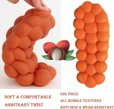 AIMINUO Bubble Slides Slippers for Women Men,Funny Massage Slippers,Golf Ball Slides,Cloud Cushion Thick Sole Spa Slides,Non-slip Stress Relief Reflexology Sandals,Shower Bedroom Slippers in Saudi Arabia