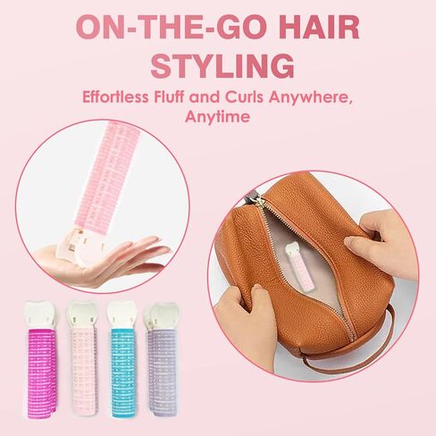 8 قطع مشابك تكثيف الشعر للجذور - مشابك شعر فيلكرو - مشبك تكثيف الشعر - مشابك تكثيف الشعر المنفوش - مشابك تكثيف الشعر الفورية للنساء in Kuwait