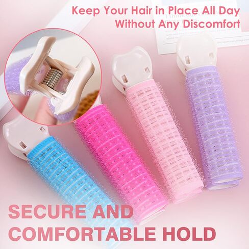 8 قطع مشابك تكثيف الشعر للجذور - مشابك شعر فيلكرو - مشبك تكثيف الشعر - مشابك تكثيف الشعر المنفوش - مشابك تكثيف الشعر الفورية للنساء in Kuwait