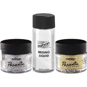 ملمع ميك أب بارادايس ايه كيو مع سائل خلط صغير من ميهرون (فضي وذهبي in Kuwait