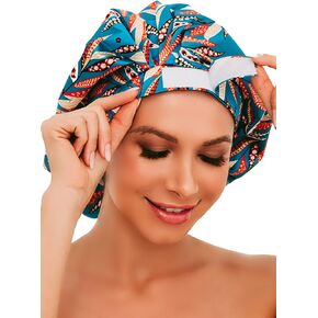 Large Shower Cap For Men,Large Shower Cap For Women Long Hair,Reusable Shower Cap for Braids,Dreads,Curls, Locs, Curly，Wave，Hair Cap for Shower,Washable and Adjustable,Black in Saudi Arabia