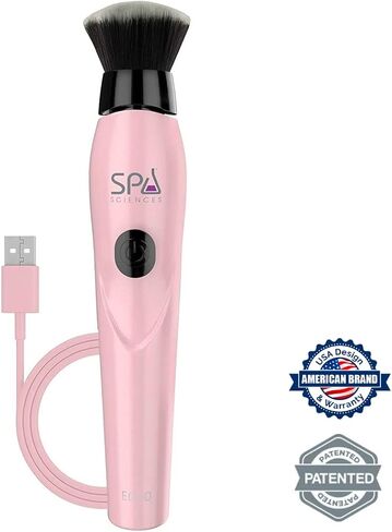 Spa Sciences ECHO - Makeup Brush for Flawless Blending, Contouring, Highlight & Airbrush Finish - 3 Speeds - Rechargeable in Saudi Arabia
