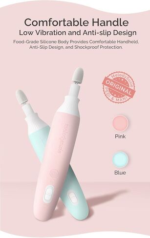 Melodysusie Professional Pedicure Kit Nail Drill Set, Electronic Cordless Foot File Dead Skin Calluses Corns Remover Thick Toenail Grinder, Pedicure Manicure Nail Care Tools, Pink in Saudi Arabia